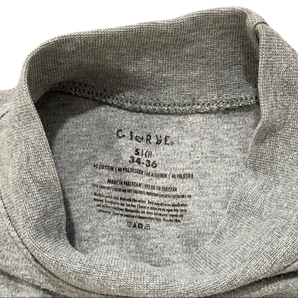 Basic Grey Mockneck - Picture 2 of 2